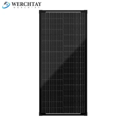 WERCHTAY 100W Monokristallin Solarmodul Photovoltaik PV 12V Mono Solarpanel 100Watt Modul