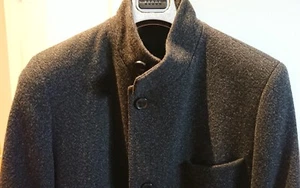 ABRIGO HUGO BOSS TALLA 52 GRIS - Imagen 1 de 7