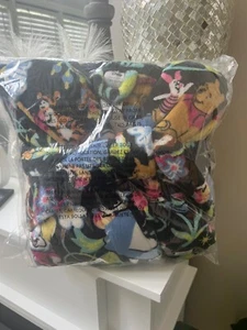 NWT Vera Bradley Disney Classics on the Green Hooded Fleece Robe Women's S/M NWT - Picture 1 of 3