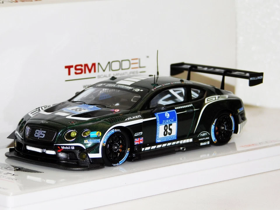 BENTLEY GT3 #85 NURBURGRING 2015 TRUESCALE TSM164301 1/43 - Immagine 1 di 1
