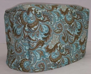 Braun & türkis Paisley Toaster Abdeckung - Bild 1 von 1
