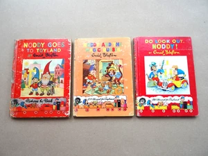 Enid Blyton - Noddy Goes To Toyland/Do Look Out, Noddy/The Magic Rubber (HBs) - Picture 1 of 21