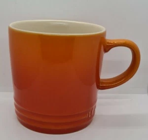 LE CREUSET Stoneware Second Choix Coffee Mug Cup 12 oz 350 ml Flame - Picture 1 of 6