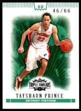 2007-08 Topps Triple Threads Emerald #22 Tayshaun Prince /66
