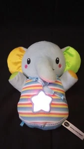 Vtech Glowing Lullabies Blue Elephant Soft Plush Baby Toy Soother Color Changing - Picture 1 of 5