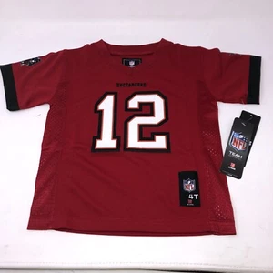 Camiseta Brady #12 de los Tampa Bay Bucaneers granate de la NFL talla 4T - Imagen 1 de 4