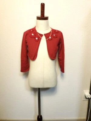 American Princess Girls Red Shrug 4t Foto 1 de 4