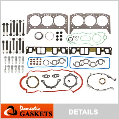 Juego de pernos de junta completa de 4,3 L para Chevrolet Express Silverado GMC Savana 07-13 Foto 1 de 4