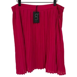 Gibson x International Women's Day Thamarr Pleated Skirt Pink Size XXL New - Picture 1 of 9