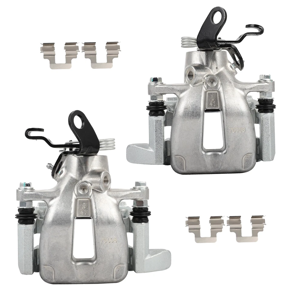 Rear Pair Brake Calipers w/ Bracket For 2006 - 2009 Volkswagen Rabbit - Image 1 of 1