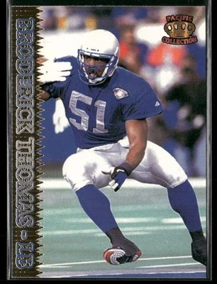 Broderick Thomas 1995 Pacific #160 Detroit Lions - Image 1 of 2