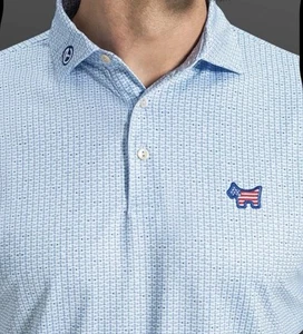Scotty Cameron US Open USA Plane Print Peter Millar Golf Polo Shirt XXL - Picture 1 of 5