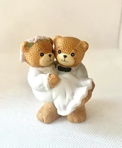 Lucy & Me Wedding Couple Bear Groom Carrying Bride Lucy Rigg ENESCO 1986 eBay 2 - Picture 1 of 12