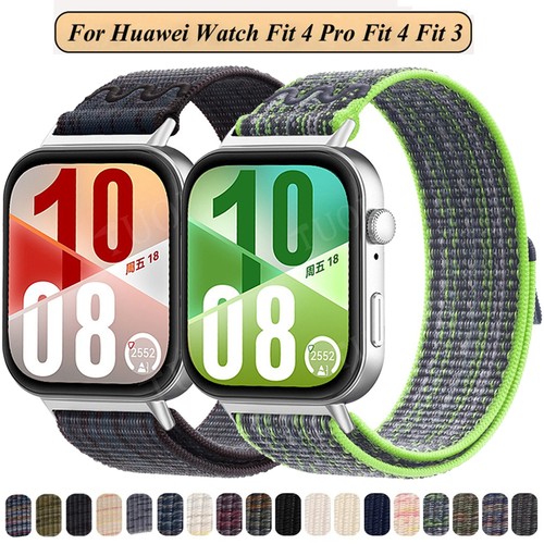 OFF WHITE Per Huawei Watch Fit 4 Pro Fit 4 Fit 3 Cinturino Orologio Nylon Sportivo Braccialetto