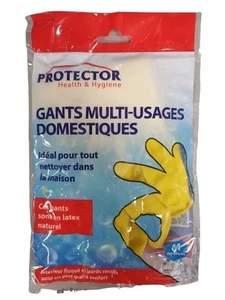 PROTECTOR LOT DE DE 30 PAIRES DE GANTS TAILLE M LATEX NATUREL REUTILISABLE NEUF - Picture 1 of 1