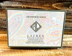 NIB Set of 6 Lauren Ralph Lauren Luxury Scented Soaps Grapefruit Spritz - Picture 1 of 7