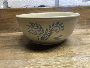 McCoy Pottery Bluefield Serving or Mixing Bowl No Cracks Or Chips #7027 - Picture 1 of 4