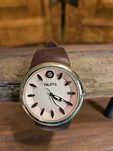 Philip Stein Fruitz Watch Womens 38mm Stainless Steel Purple StrapNew Battery - Picture 1 of 5