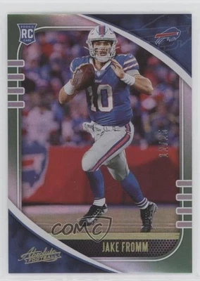 2020 Panini Absolute Rookie Spectrum Green /25 Jake Fromm #143 Rookie RC - Image 1 of 2