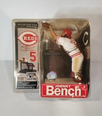 McFarlane Cooperstown Collection Cincinnati Reds Johnny Bench Catcher Número 5 Foto 1 de 4