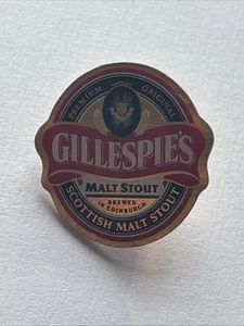 Gillespies Malt Stout Metal Badge. - Picture 1 of 2