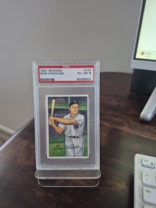 Tarjeta de béisbol Bowman 1952 - #177 Gene Woodling, PSA 6 excelente - Imagen 1 de 2