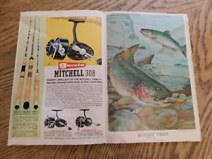 Brochure catalogo pubblicitario mulinello da pesca Garcia vintage pesce - Foto 1 di 10