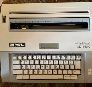 Smith Corona XD 4600 Correcting Memory Typewriter Spell Right Dictionary VIDEO - Picture 1 of 16