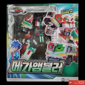 Metal Cardbot MEGA AMBULER Ambulance Transforming Robot Car Figure Card Toy 2023 - Picture 1 of 7