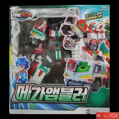 Metal Cardbot MEGA AMBULER Ambulance Transforming Robot Car Figure Card Toy 2023 - Image 1 of 4
