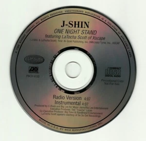J-Shin - One Night Stand - U.S. promo cd - Picture 1 of 1