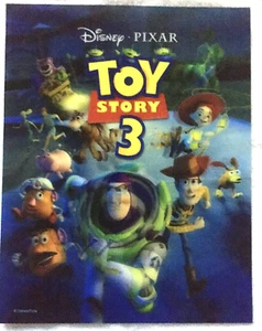 Disney Pixar Toy Story 3 3D Lithograph Poster 11" x 14" Movie Promo Buzz Woody - Picture 1 of 1
