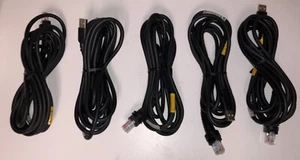 Lot of 5 Honeywell CBL-500-300-S00 Male USB Cable Type A  5V 3M/9.8ft - Picture 1 of 5