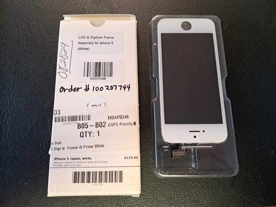 iPhone 5 LCD Display Touch Screen Digitizer Replacement - Image 1 of 1