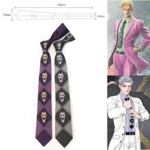Corbata JoJo's Bizarre Adventure KILLER QUEEN Kira Yoshikage Calavera Juegos con disfraces Corbata - Imagen 1 de 12