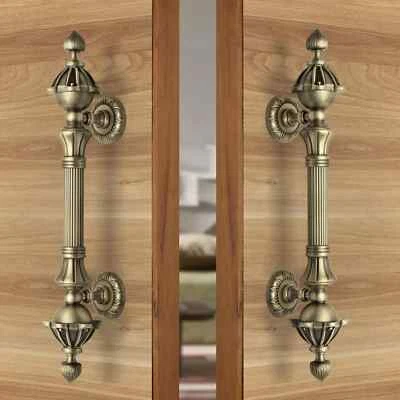 Antique Finish Main Door Pull Handles for Wooden & Glass Doors Pack of 2 - Image 1 of 4
