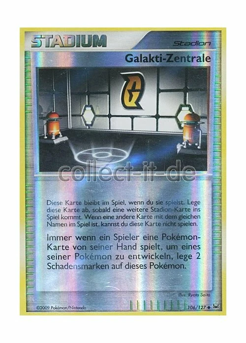 Pokemon Platin 106/127 - Galakti-Zentrale - Reverse Holo Deutsch - Bild 1 von 1