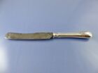 unknown CAMEO BEADED DINNER KNIFE HH BLUNT BLADE JOSEPH FRAGET 1824-1939 10.25"