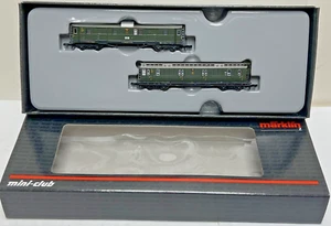 MARKLIN Z MINI CLUB 87580 2-CAR SET BAGGAGE MAIL CARS - NIB - Picture 1 of 5