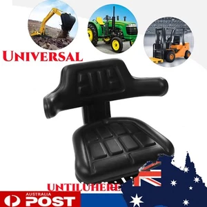 Tractor Seat Forklift Excavator Suspension Backrest Adjust Truck Chair Universal - Picture 1 of 12