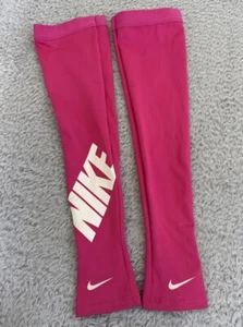 Nike Cycling Running Arm Warmers Sleeves Size Unisex M/L Pink Bicycle - Picture 1 of 13