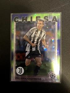 2024/25 TOPPS UEFA CLUB COMPETITION NORTHERN LIGHTS PARALLEL FEDERICO CHIESA #46 - Picture 1 of 1