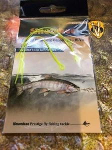 Packet of 3 Snowbee Hi Viz X Strong Braided Loops for # 3-9 Trout Fly Lines - Picture 1 of 1