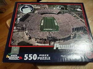 Penn State Nittany Lions NCAA Beaver Stadium 550 Piece Puzzle ~ Pre-owned - Picture 1 of 3