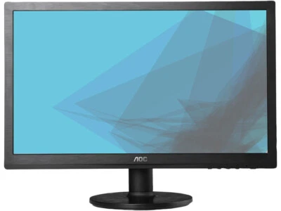 AOC E2260SWDN 21.5" HD 1920 x 1080 Computer Monitor VGA DVI with Cables - Image 1 of 2