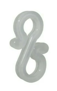 2 Packs Holiday Home Gutter/Shingle Universal S Hook 40 Ct Ea 1.375 in 80 Total - Picture 1 of 6