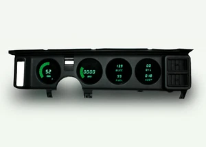 1982-1990 FIREBIRD TRANS AM DIGITAL DASH PANEL KNIGHT RIDER KITT GREEN LEDS - Picture 1 of 8