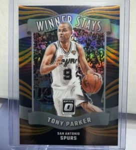 Tony Parker 2023-24 Panini Donruss Optic Winner Stays Orange 4/39 Prizm #15 - Picture 1 of 3