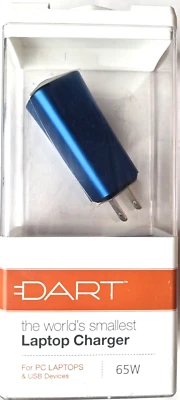 FINsix Dart 65W Laptop Charger Blue Samsung Iphone Ipad - Image 1 of 4
