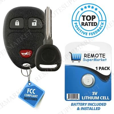 Replacement for GMC Acadia Savana Sierra Yukon XL 1500 2500 Remote Key Fob Set - Image 1 of 4